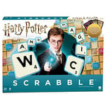 Scrabble Harry Potter Board Game, Crossword Strategy Game for Kids and Adults, 2 to 4 Players, DPR77