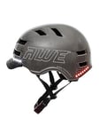 Awe E Bike/Scooter/Bicycle Junior/Adult Helmet - 55-58Cm, Graphite Grey Ce