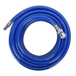 Tuyau flexible en PVC pneumatique bleu 15M avec raccord rapide pour compresseur d'air-JIY