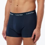 Calvin Klein Men Boxer Short Trunks Stretch Cotton Pack of 5, Multicolor (At Dp, Cr, Gry Ht, Be Ar Blu, Blr), XS