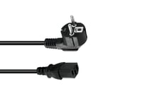 OMNITRONIC IEC Power Cable 3x1.5 10m bk, Omnitronic IEC strömkabel 3x1,5 10m svart