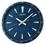 Seiko UK Limited - EU Wall Clock, Blue, Standard