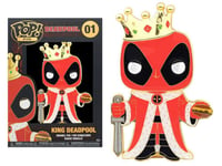 FUNKO POP! ENAMEL PIN ~ MARVEL KING DEADPOOL #01 ~ BRAND NEW!