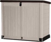 Keter Store It Out Pro  1200L Outdoor Garden Storage Wheelie Bin Shed Tool Brown