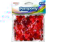 Brewis Pomponger Pom10 1Cm Röd (Nyanser) 100St