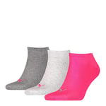 Puma Sneaker Socks - Pink Mix, 2.5 - 5 UK (35/38 EU)