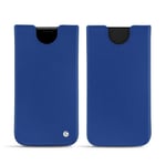 Pochette cuir Apple iPhone Xr - Pochette - Bleu - Cuir lisse - Neuf