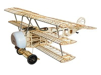 Balsa Wood Model Aircraft FOKKER Dr.I Aeroplane Model 4CH Electric Powered RC Plane Kit to Build for Adults S1701
