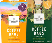 Coffee Bundle with Taylors of Harrogate Fair Trade Roasted Ground Coffee Bags Pa