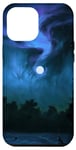 iPhone 12 Pro Max Small Wolf And The Full Moon Abstract Artwork Design Case