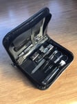 Men's Travel Grooming Kit Carry Case Lint Brush Shoe Horn Opener Two Sets = £14