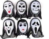 Maska Na Halloween Z Kapturem 30X22cm Mix Edukamp
