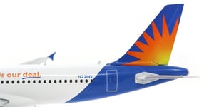 GEMINI JETS G2AAY458 1/200 ALLEGIANT AIRBUS A320 REG: N221NV WITH STAND