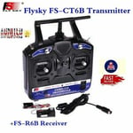 6CH FlySky FS-CT6B Transmitter Remote Controller W/Receiver For Helicopter 2.4G