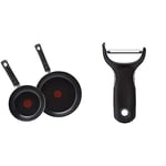 Tefal Taste, 20 cm/ 28 cm, Twin Pack, Frying Pan Set, Non Stick & OXO Good Grips Y Peeler