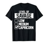 Level Of Savage Box Funny Graphic Tees For Women and Men T-Shirt