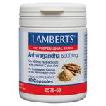 LAMBERTS Ashwagandha - 60 x 6000mg Capsules