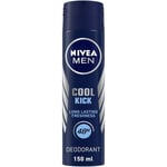 NIVEA Men Deodorant, Cool Kick, 48h Long lasting Freshness, 150ml
