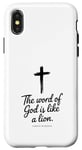 Cadeau Charles Spurgeon The Word of God Lion pour homme, femme et enfant Coque pour iPhone X/XS