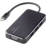 Renkforce USB-C® Notebook Dockingstation Passar till