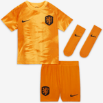 Nike Baby/toddler Football Kit Netherlands 2022/23 Home Fanikauppa jalkapallo LASER ORANGE/BLACK