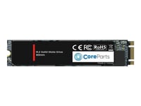 Coreparts - Ssd - 256 Gb - Read/Write: 550/470 Mb/S, Voltage: Dc 3.3V - Inbyggd - M.2 2280 - Sata 6Gb/S - För Dell Latitude 52Xx  Hp Elitebook 1040 G3, 820 G3, 840 G3, 850 G3  Probook 64X G2, 650 G2