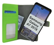 Skimblocker Magnet Fodral Samsung Galaxy A7 2018 (A750FN/DS) (Grön)