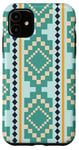 iPhone 11 Southwestern Turquoise Native American Aztec Boho Western Case
