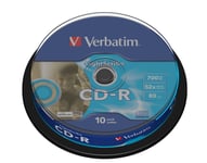 Verbatim 43437 CD-R 700MB DataLife 80 Min 52x Spindle 10 Pack