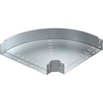Böj 90° 110x500 med magisk klickfog RBM 90 150 FS galvaniserad