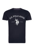 Uspa T-Shirt Archibald Men Tops T-shirts Short-sleeved Navy U.S. Polo Assn.