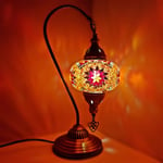 (20 Variations) World Home Living CE Approved Handmade Bronze Turkish Moroccan Arabian Eastern Bohemian Tiffany Style Bedside Glass Mosaic Beautiful Table Desk Lamp Lamps Light