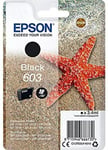 Epson 603 WorkForce XP-2100 XP-2105 XP-3100 XP-3105 XP-4100 XP-4105 Black Ink