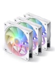 ZF120 fans PWM-ARGB 3-pack - 120mm - Kabinet køler - 120mm - Hvid med RGB - 29 dBA