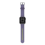 OtterBox Bracelet All Day pour Apple Watch Series 9/8/7/6/SE 2e gen/SE 1e gen/5/4/3 - 42mm/44mm/45mm, Bracelet de rechange en silicone doux au toucher durable pour Apple Watch, Violet/Vert