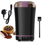 Coffee Grinder 150W 30000r/min Electric Coffee Grinder with 304 Stainless Steel Blades for Coffee Beans, Spice, Nuts,Pepper