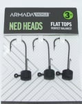 Armada Ned Jig Head  3-p 14gr-3/0 Black