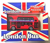 Double Decker  London Bus Souvenir  red Model Car Toy Children For Kids Gift 