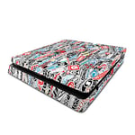 Playstation 4 Slim PS4 Slim Skin Extreme Sports Sticker Bomb Console Skin/Cover/Wrap for Playstation 4 Slim