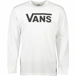 Langærmet T-shirt til Mænd Vans Classic Hvid M