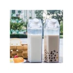 Plastflaska - Mjölkkartong - 1000 ml