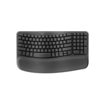 Logitech Wave Keys Wireless Ergonomic Keyboard - Black