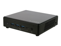 ECS LIVA Z3 Plus - Barebone - USFF - 1 x Core i3 10110U / 2.1 GHz - RAM 0 GB - UHD Graphics - GigE - WLAN: 802.11a/b/g/n/ac, Bluetooth 4.2 - svart