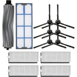 Orange -Pièces d'aspirateur robot,rouleau,brosse latérale principale,filtre Hepa primaire pour AMIBOT Animal H2O Conne