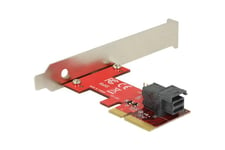 Delock PCI Express x4 Card > 1 x internal SFF-8643 NVMe - lagringskontrol - M.2 Card - PCIe 3.0 x4