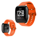 Fitbit Versa silicone watch band - Orange