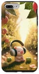 iPhone 7 Plus/8 Plus Kawaii Little Pig Headphones: The Little Pig's Playlist Case