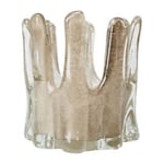 Olsson & Jensen Helix ljuslykta taupe H14 cm