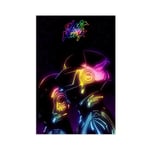 French Electronic Music Group Daft-Punk Something About Us Canvas Poster Bedroom Decor Sports Landscape Office Room Decor Gift 24×36inch(60×90cm) Unframe-style1