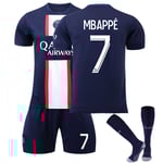 Mbappe #7 2023 Paris Saint-Germain Fotbollströja Vuxna barn fotbollströja Fotbo Adult S（165-170cm）